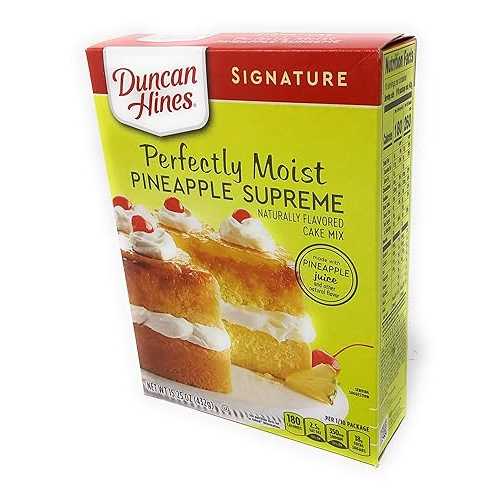 ダンカン ハインズ シグネチャー パイナップル シュプリーム ケーキ ミックス (4 パック) Duncan Hines Signature Pineapple Supreme Cake Mix (4 Pack)