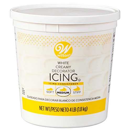 ウィルトン クリーミーホワイト デコレーター アイシング、中濃度、4ポンド浴槽、ケーキデコレーション用品 Wilton Creamy White Decorator Icing,Medium Consistency,4 lb. Tub, Cake Decorating Supplies