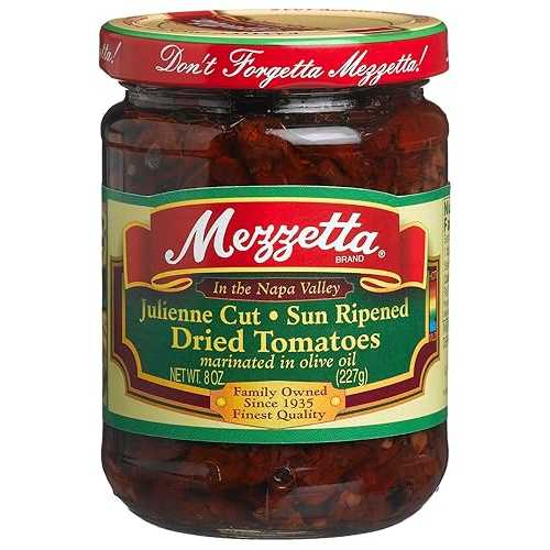 Mezzetta Sundried Tomatoes in Olive Oil, 8-Ounce Jars (Pack of 6)