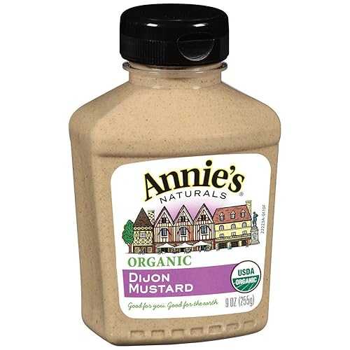 Annie's Homegrown Dijon Mustard, Certified Organic, Gluten Free, Non-GMO, 9 oz (Pack of 6)