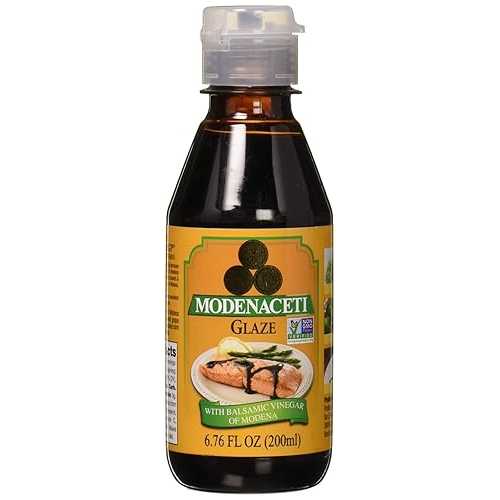 モデナセティ ビネガー バルサミコ グレーズ 6.7 オンス (6 個パック) Modenaceti Vinegar Balsamic Glaze 6.7-Ounce (Pack of 6)