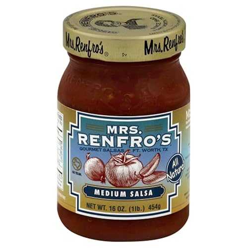 ミセス・レンフロのミディアムサルサ、16オンス（6パック） Mrs. Renfro's Medium Salsa, 16 oz (6 Pack)