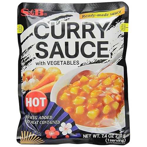 S&B Curry Sauce with Vegetables Hot, 7.4 Ounce (Pack of 10) 8,111円