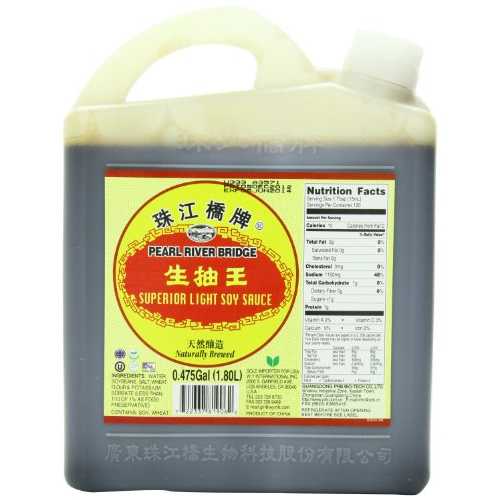 珠江橋上等醤油、ライト、60オンス Pearl River Bridge Superior Soy Sauce, Light, 60 Ounce