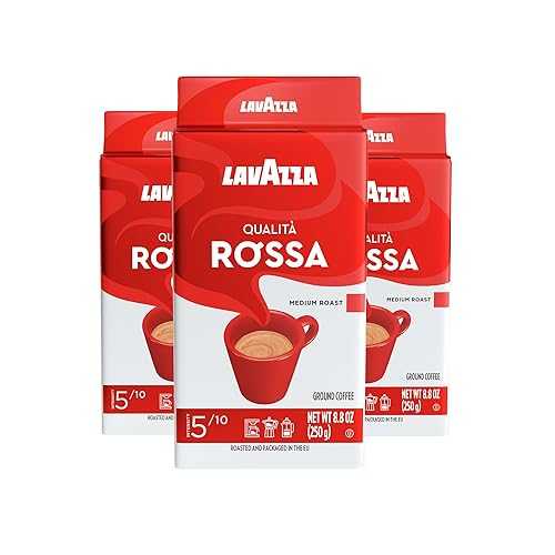 Lavazza Qualita Rossa、8.8 オンス レンガ、地面 (3 個パック) Lavazza Qualita Rossa, 8.8 oz Brick, Ground (Pack of 3)