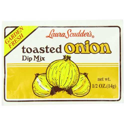 Laura Scudder's ドライディップミックス、トーストオニオン、0.5オンス (24個パック) Laura Scudder's Dry Dip Mix, Toasted Onion, 0.5-Ounce (Pack of 24)
