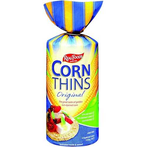 Real Foods コーンシン ORGNL ORG、5.3 オンス 6 個パック Real Foods Corn Thin ORGNL ORG, 5.3 OZ Pack of 6