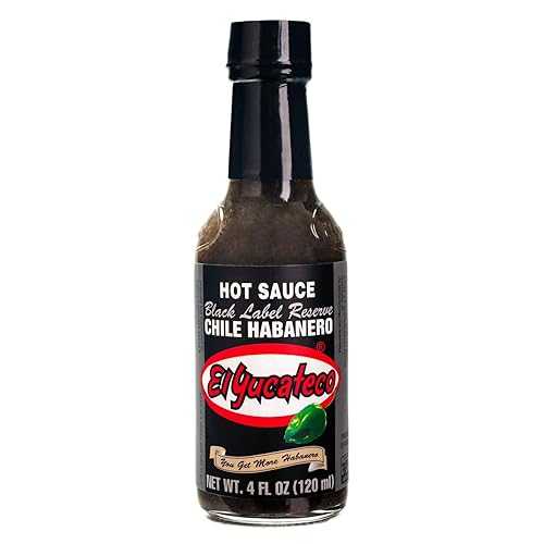 El Yucateco Black Label Reserve Hot Sauce, 4 Ounce画像