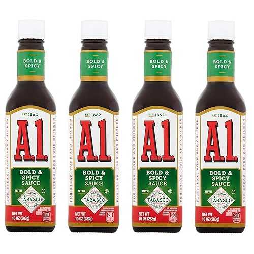 A.1. Bold & Spicy Sauce Bottle, 10 Oz (Pack of 4)