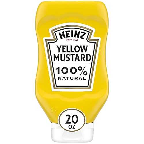 ハインツ イエロー マスタード (20 オンス ボトル、12 個パック) Heinz Yellow Mustard (20 oz Bottles, Pack of 12)