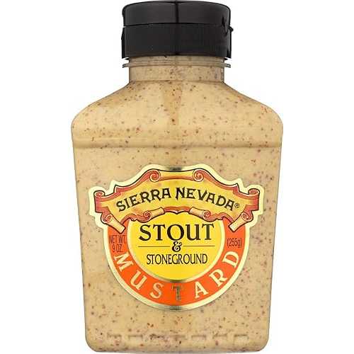 シエラ ネバダ スタウト & ストーングラウンド マスタード、9 オンス スクエア (6 パック) Sierra Nevada Stout & Stoneground Mustard, 9 oz Sqz (6 Pack)