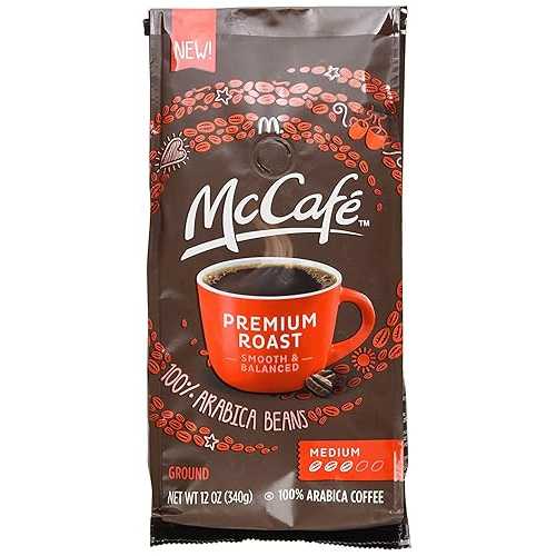 McCaf・・ プレミアム ミディアム ロースト グラウンド コーヒー (12 オンス バッグ、6 個パック) McCafe McCaf・・ Premium Medium Roast Ground Coffee (12 oz Bags, Pack of 6)
