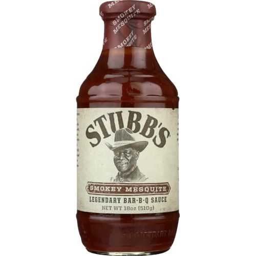 Stubb's スモーキー メスキート バー BQ ソース 18 オンス (3 パック) TAOindustry Stubb's Smokey Mesquite Bar-B-Q Sauce 18 oz (Pack of 3)