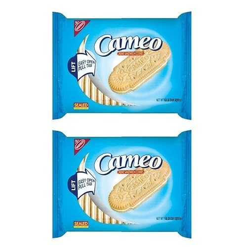 Navisco カメオ クリーム サンドイッチ クッキー、13.3 オンス (2 個パック) Nabisco Cameo Creme Sandwich Cookies, 13.3 OZ (Pack of 2)