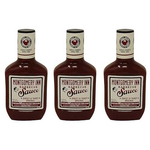 モンゴメリー イン バーベキューソース、オリジナル、18オンス (3個パック) Montgomery Inn Barbecue Sauce, Original, 18oz (Pack of 3)