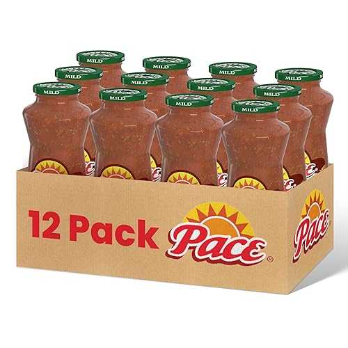 Pace Mild Picante Sauce, 24 oz Jar (Case of 12)