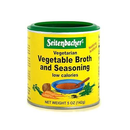 Seitenbacher ベジタリアン野菜スープと調味料、5 オンス缶 (6 個パック) Seitenbacher Vegetarian Vegetable Broth and Seasoning, 5-Ounce Cans (Pack of 6)