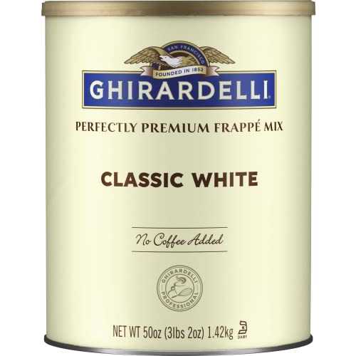 ギラデリ ビバレッジミックス、クラシックホワイト 50オンス。 Ghirardelli Beverage Mix, Classic White 50 Ounce.