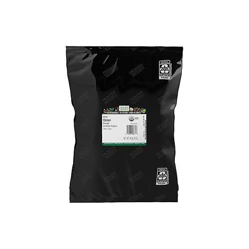 Frontier Co-op Organic White Onion Powder, 1-pound Bulk Bag, Real Onion Taste Without The Tears, Kosher, Non GMO