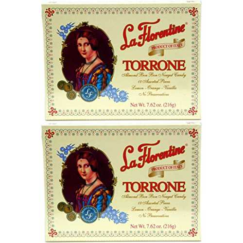 ラ フロレンティーヌ トッローネ 18 個アソートボックス、2 個パック La Florentine Torrone 18 pc Assortment Box, Pack of 2