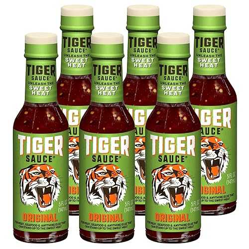 Try Me Tiger Sauce Original Hot Sauce, 5oz Bottle (Pack of 6)