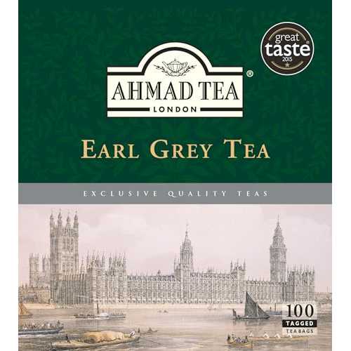 Ahmad Tea 100 Pack, earl grey, 1200 Count, (Pack of 12) (595-12)