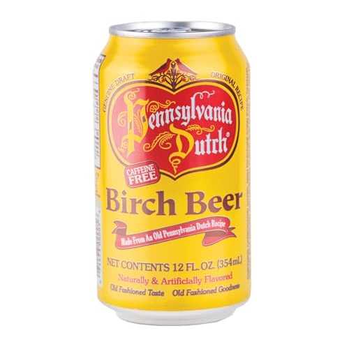 ペンシルバニア ダッチ バーチ ビール、12 オンス缶 (12 個パック) Pennsylvania Dutch Birch Beer, 12 Ounce Can (Pack of 12)