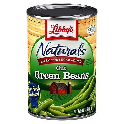 Libby's No Salt & No Sugar Naturals Cut Green Beans Cans, 14.5 Ounce (Pack of 12)|Glomarket