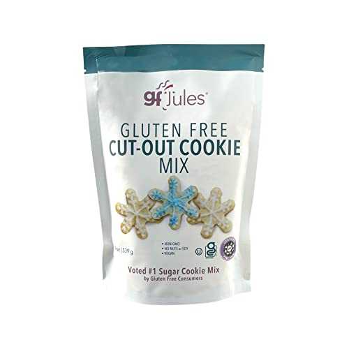 gfJules Certified Gluten Free Cut Out Cookie Baking Mix No Grit, Non-GMO, Vegan Certified Top 9 Allergen-Free & Kosher Make 36 Sugar Cookies 19 Ounces画像