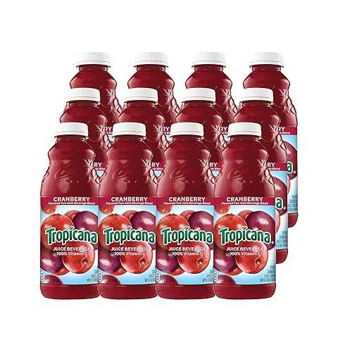 Tropicana, Cranberry Juice Beverage, 32 Fl Oz (Pack of 12) 24,861円