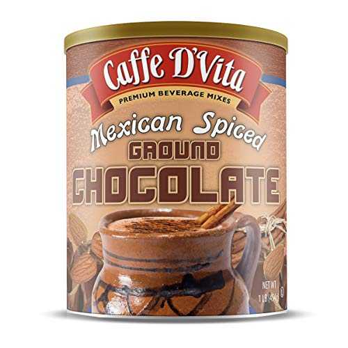 カフェ ディヴィータ メキシカン スパイス グラウンド チョコレート 1 ポンド缶 (16 オンス) Caffe D'Vita Caffe D’Vita Mexican Spiced Ground Chocolate 1 lb. can (16 oz.)