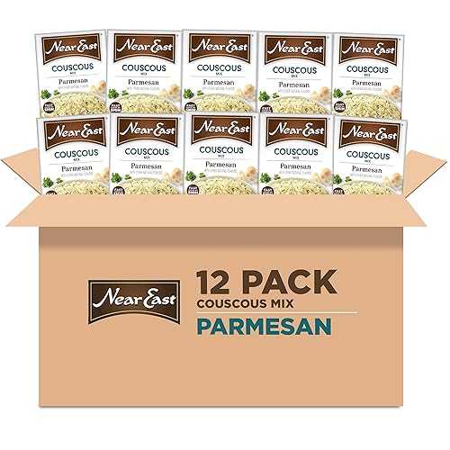 ニアイースト クスクスミックス、パルメザンチーズ、5.9オンスボックス（12パック） Near East Couscous Mix, Parmesan Cheese, 5.9oz Boxes (12 Pack)