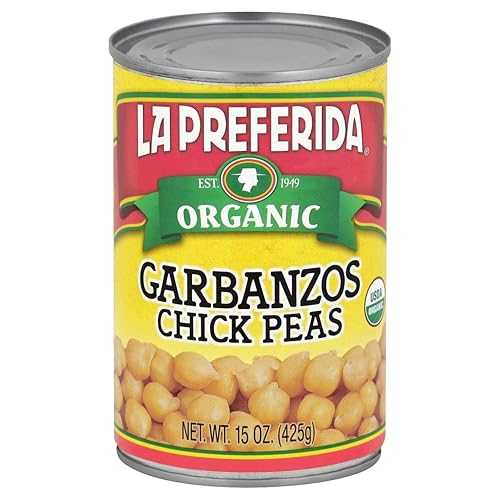 La Preferida オーガニックひよこ豆、15オンス単位 (12個パック) La Preferida Organic Chick Peas, 15-Ounce Unit (Pack of 12)