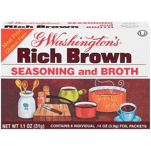 ジョージ ワシントン州 ブロス、赤銅色、1.1 薬局衡オンス (24 個容器に並べる) HomestatFarm George Washington Broth, Brown, 1.1-ounces (Pack of 24)