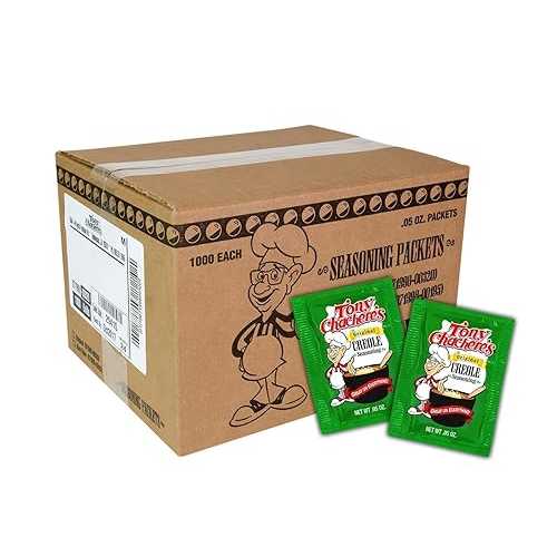 Tony Chachere's Tony Chachere Original Creole Seasoning, 0.05 Ounce (Pack of 1000)