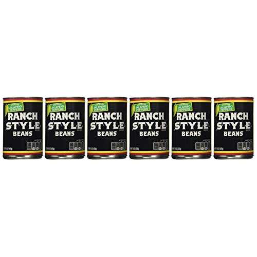 ランチスタイルビーンズ、スライスハラペーニョペッパー、15オンス缶（6個パック） Ranch Style Beans, Sliced Jalapeno Peppers, 15oz Can (Pack of 6)