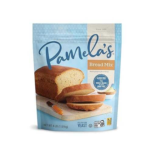 Pamela's Products Amazing Wheat Free & Gluten-free Bread Mix, 4-Pound Bags (Pack of 3) (Value Bulk Multi-pack)