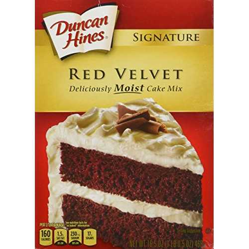 ダンカン ハインズ シグネチャー レッド ベルベット デリシャスリー モイスト ケーキ ミックス 1ポンド 2.25オンス ボックス (3 パック) Duncan Hines Signature Red Velvet Deliciously Moist Cake Mix 1 Lb. 2.25 Oz. Box (3 Pack)
