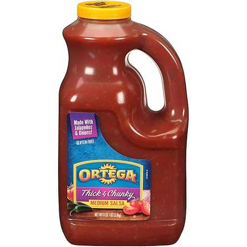 Ortega Medium Thick & Chunky Salsa 135 OZ (8 LB 7 OZ)