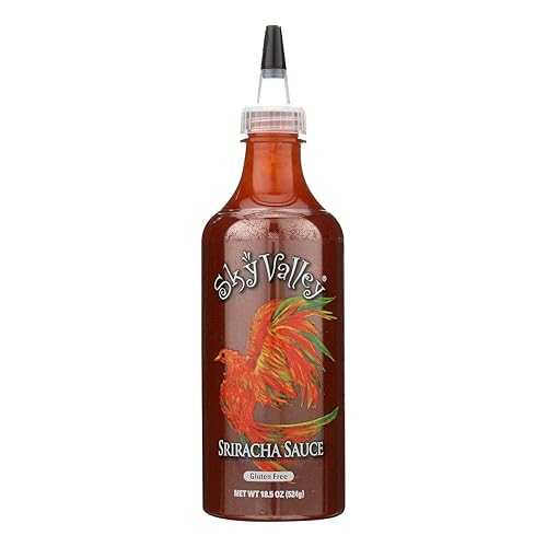 OrganicVille Sky Valley Sriracha Sauce, 18.5 Fluid Ounce - 6 per case.
