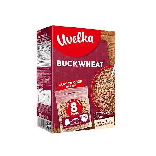 Uvelka そば粉粒 (4 個パック) Uvelka Buckwheat Kernel Groats, (Pack of 4)