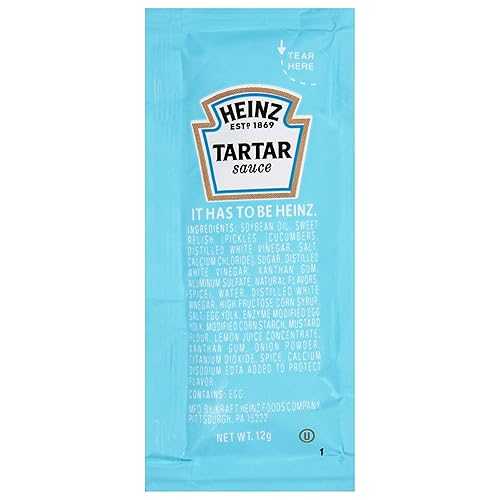 Heinz Tartar Sauce Single Serve Packet (0.4 oz Packets, Pack of 200)