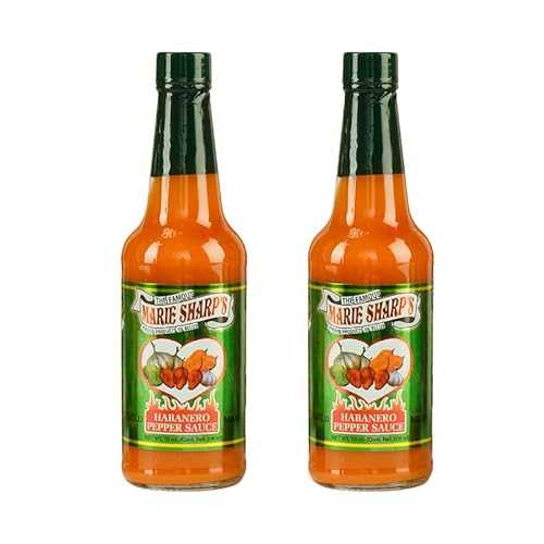 Marie Sharp's Marie Sharp’s Mild Habanero Pepper Sauce, 10 oz ? Belizean Hot Sauce with a Gentle Kick ? All-Natural, Gluten-Free (Pack of 2)