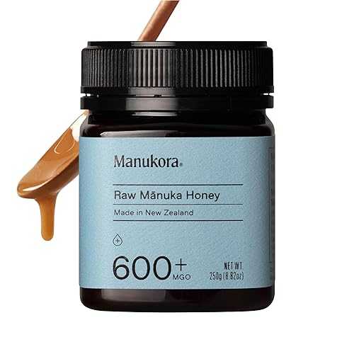 Manukora Raw Manuka Honey MGO 600+ from New Zealand, Non-GMO, Monofloral, Traceable from Hive to Hand, Daily Immune Support - 250g (8.8 Oz)|Glomarket