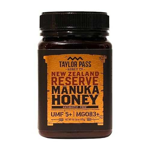 Taylor Pass Honey Co Manuka Honey UMF 5+ MGO 83+ | Monofloral New Zealand Honey | Sustainable, Non-GMO, Halal, UMF Certified | BPA-Free Jar | 500g 1lb 1.6 Oz