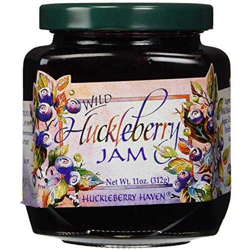 Huckleberry Haven Wild Huckleberry Jam 11 oz. Made in Oregon Huckleberry Haven Wild Huckleberry Jam 11 oz.