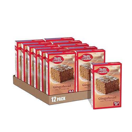 Betty Crocker Gingerbread Cake and Cookie Mix, 14.5 oz. (Pack of 12)