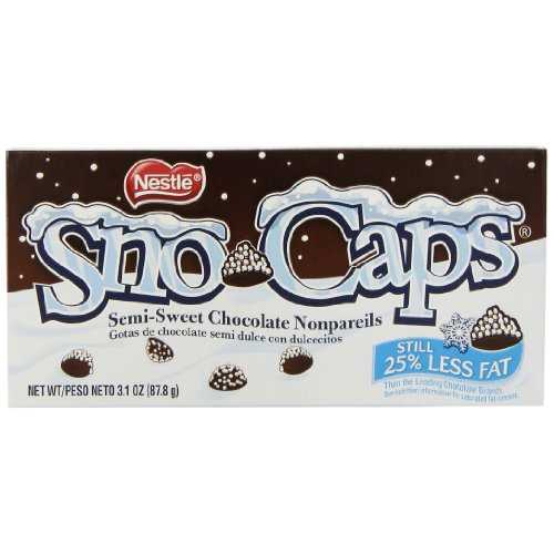 ネスレ スノキャップ オン ザ ゴー コンセッション ボックス、3.1 オンス ボックス (18 個パック) Sno-Caps Nestle Snocaps On The Go Concession Box, 3.1-Ounce Boxes (Pack of 18)