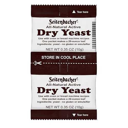Seitenbacher アクティブ ドライ イースト、0.35 オンス (32 個パック) Seitenbacher Active Dry Yeast, 0.35 Ounce (Pack of 32)