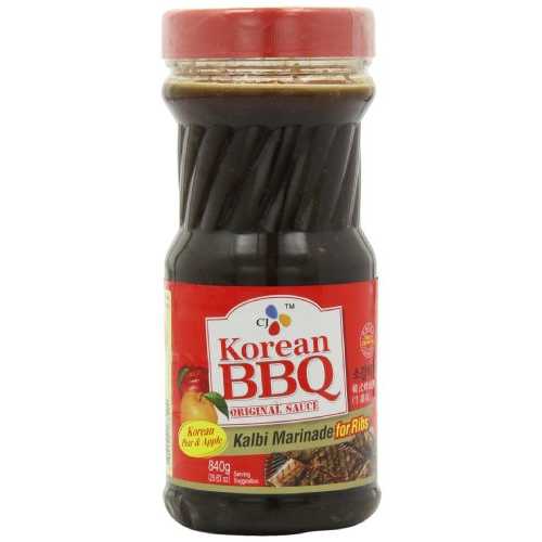 CJ コリアン BBQ ソース - プルコギ、29.63 オンスボトル (4 個パック) CJ Korean BBQ Sauce - Bulgogi, 29.63-Ounce Bottles (Pack of 4)